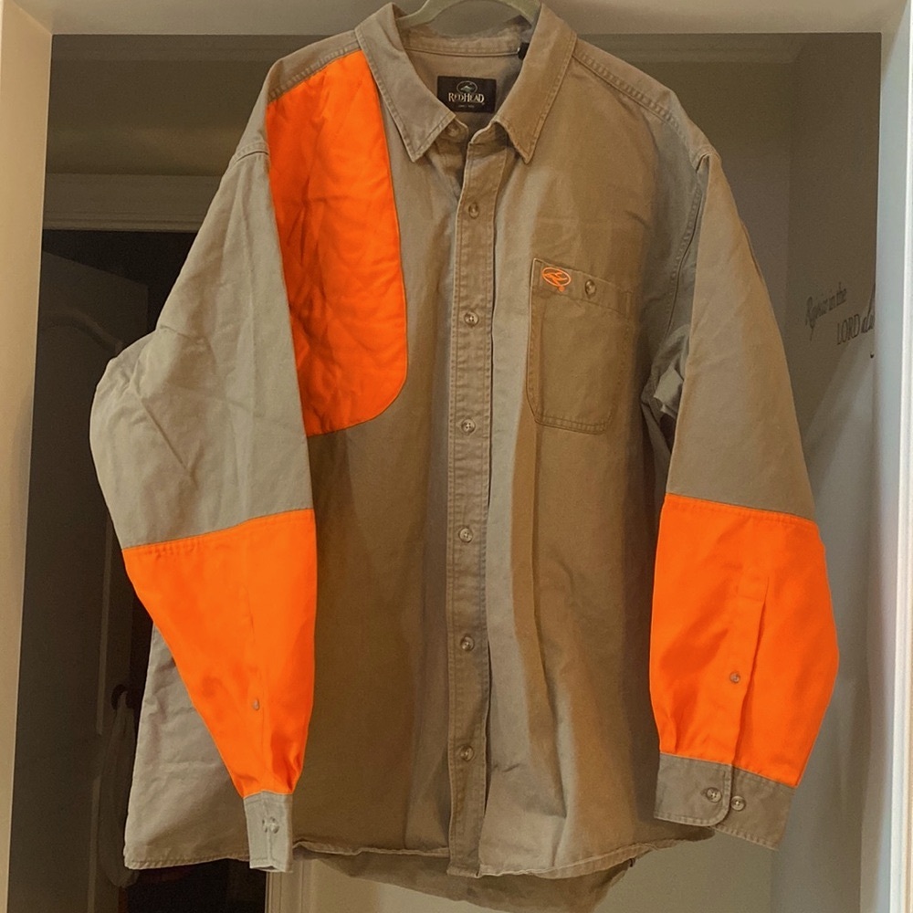 RedHead Super Naturals Long Sleeve Button Outdoor Shooting Hunting Shirt Sz 2XL